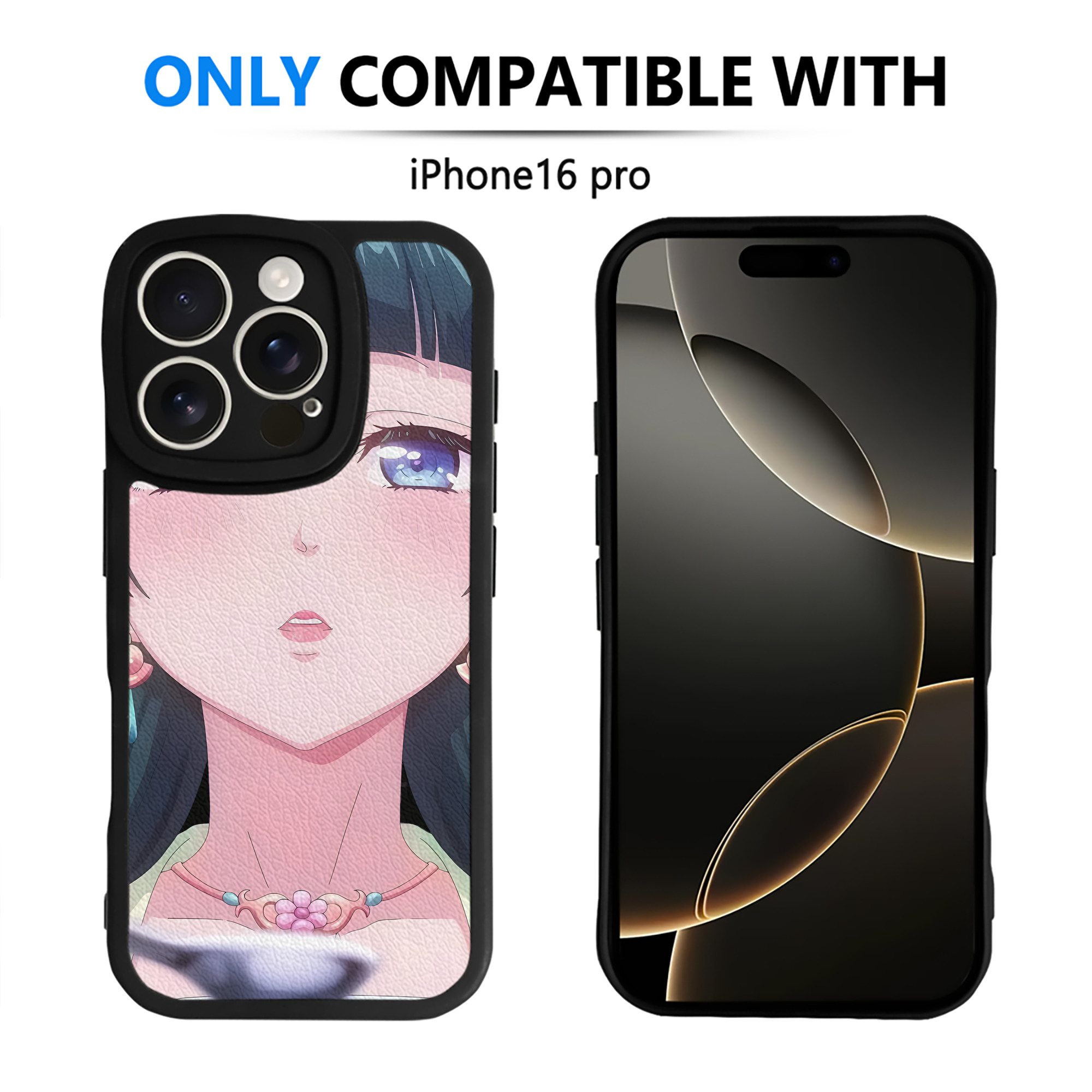 （画像用） 薬屋のひとりごと The Apothecary Diaries 【iPhone 16シリーズ対応】シリコンスマホケース（レザー調） 材質：シリコン